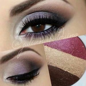 Mary Kay at Play Baked Eyeshadow Eye Color Trio On the Horizon Shimmer Smokey